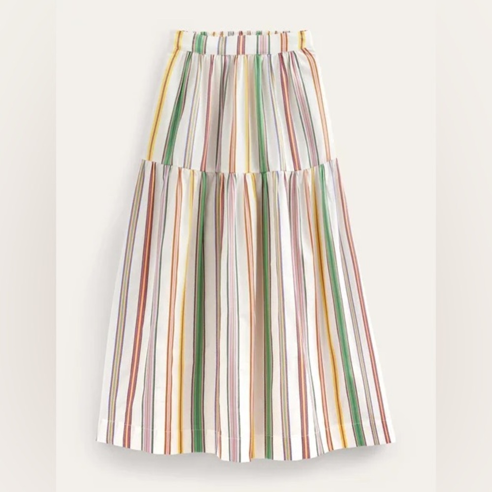BODEN Tiered Skirt TALL Size 8